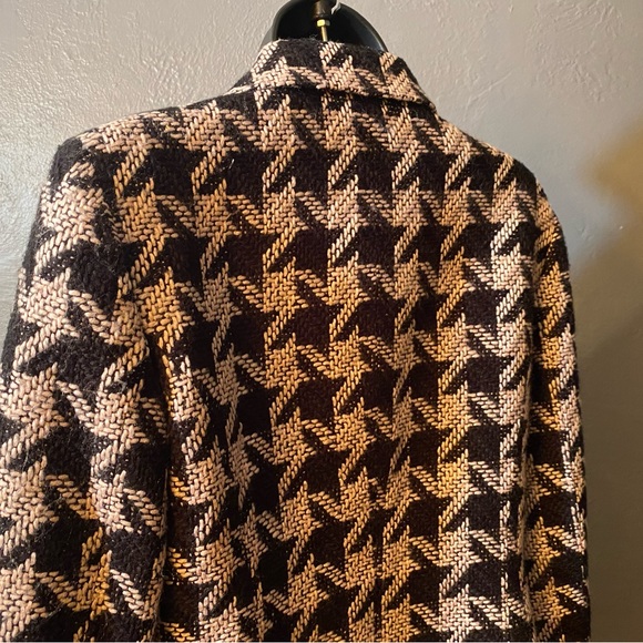 I.N.C black and white large pattern houndstooth jacket - Picture 13 of 16